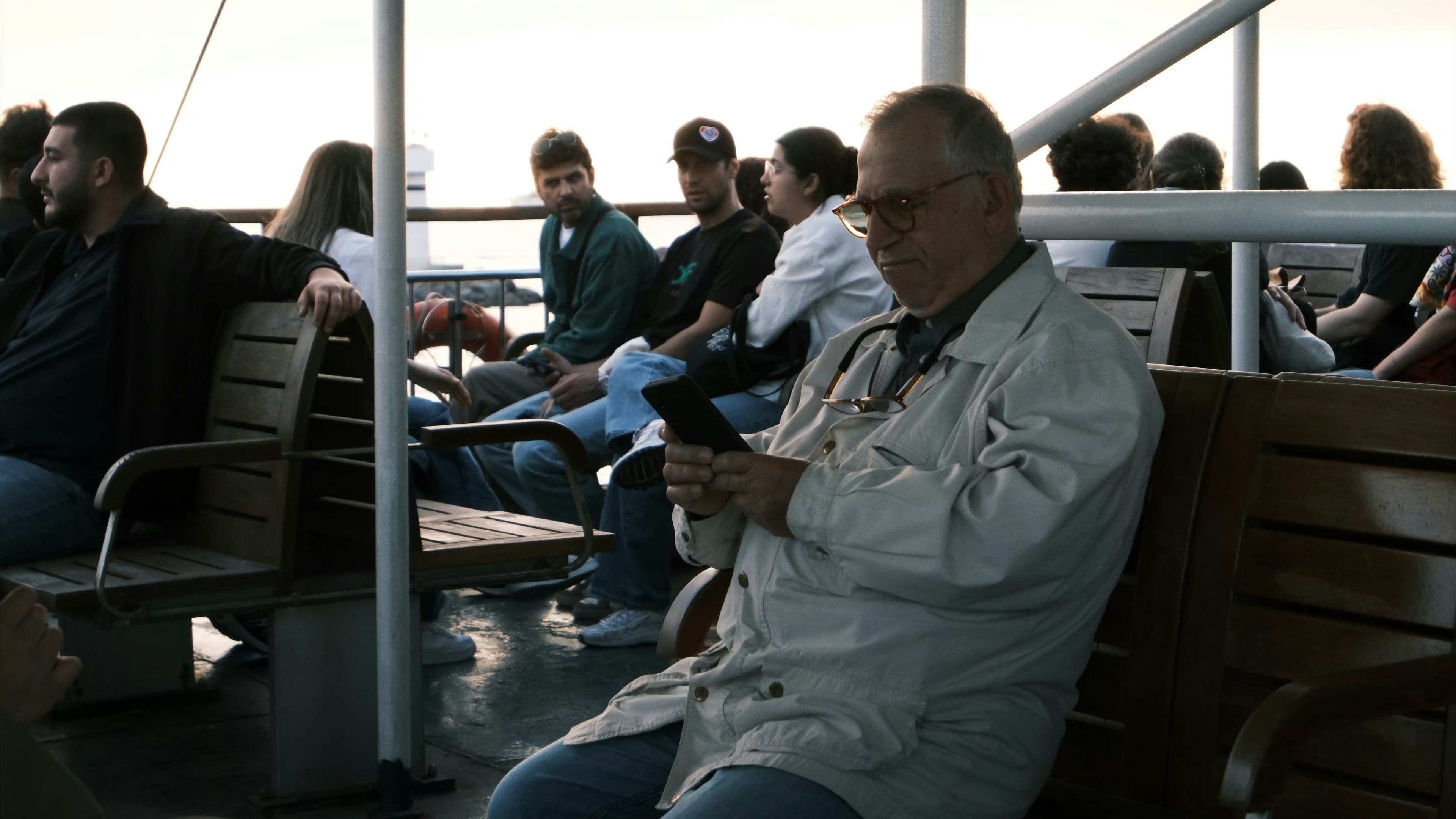 People on mobile devices
